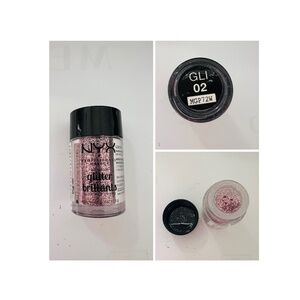 NYX GLITTER BRILLIANTS & PIGMENTS SET - used
